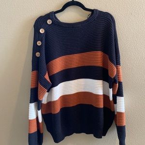 Stitch Fix Sophie Rue striped sweater size XL